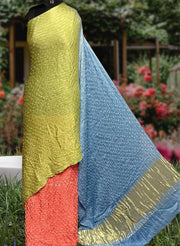 Modal silk bandhej saree