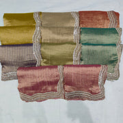 Zari silk handwork saree