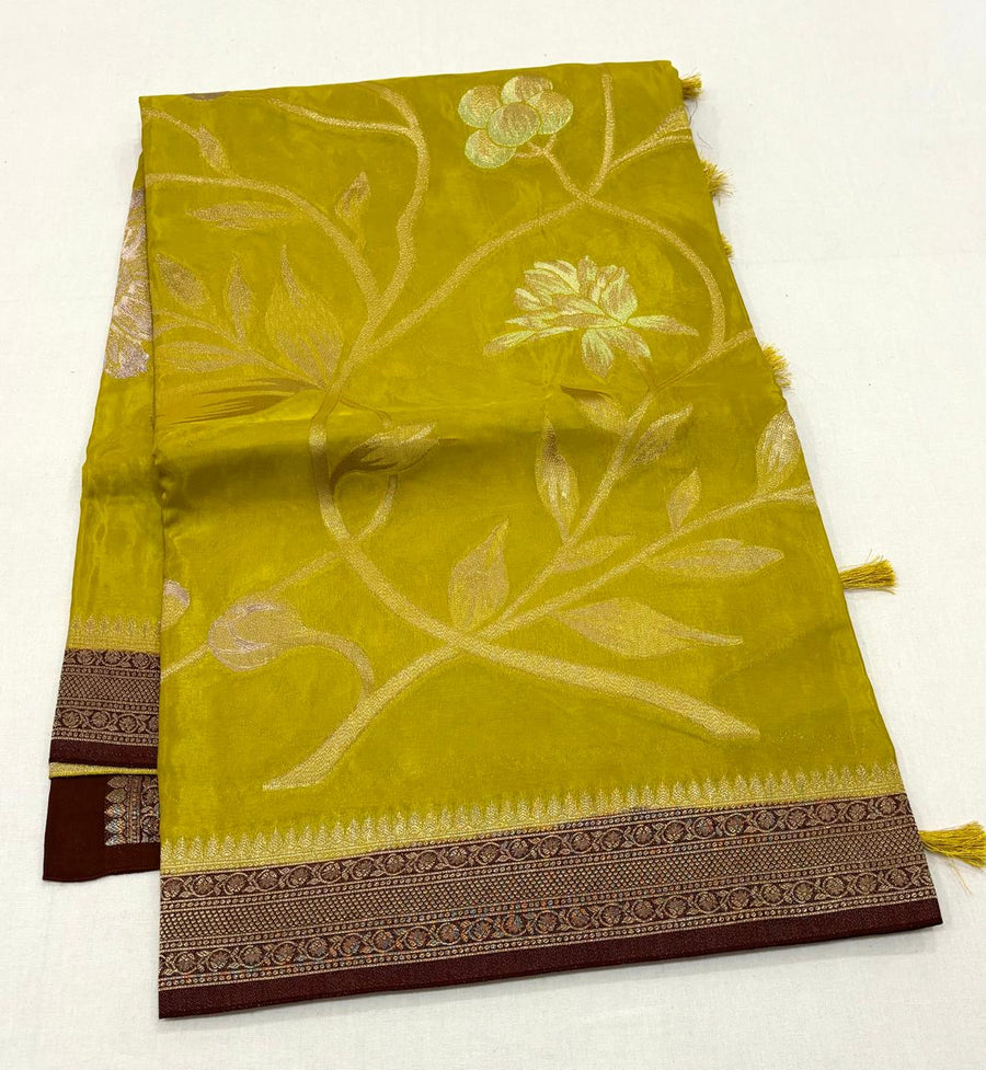 The Premium HO Viscose Silk Saree