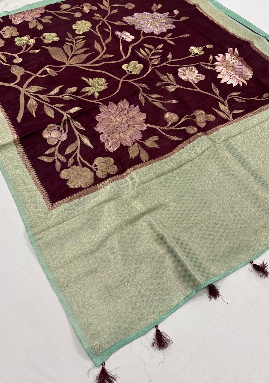 The Premium HO Viscose Silk Saree