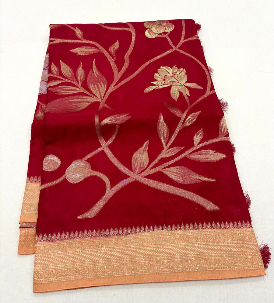 The Premium HO Viscose Silk Saree