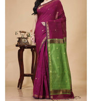 Semi Maheswari Cotton Silk Sarees