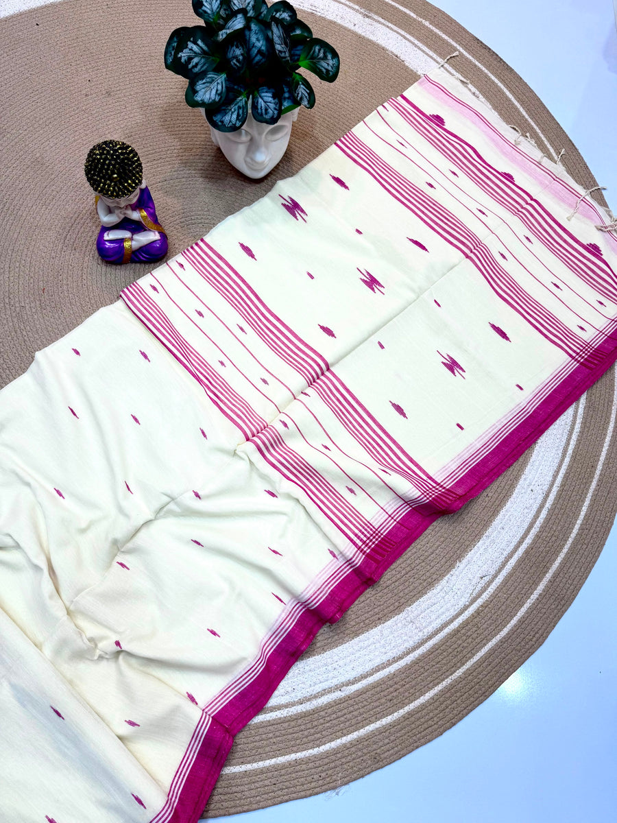 Pure Cotton Saree with Running Blouse