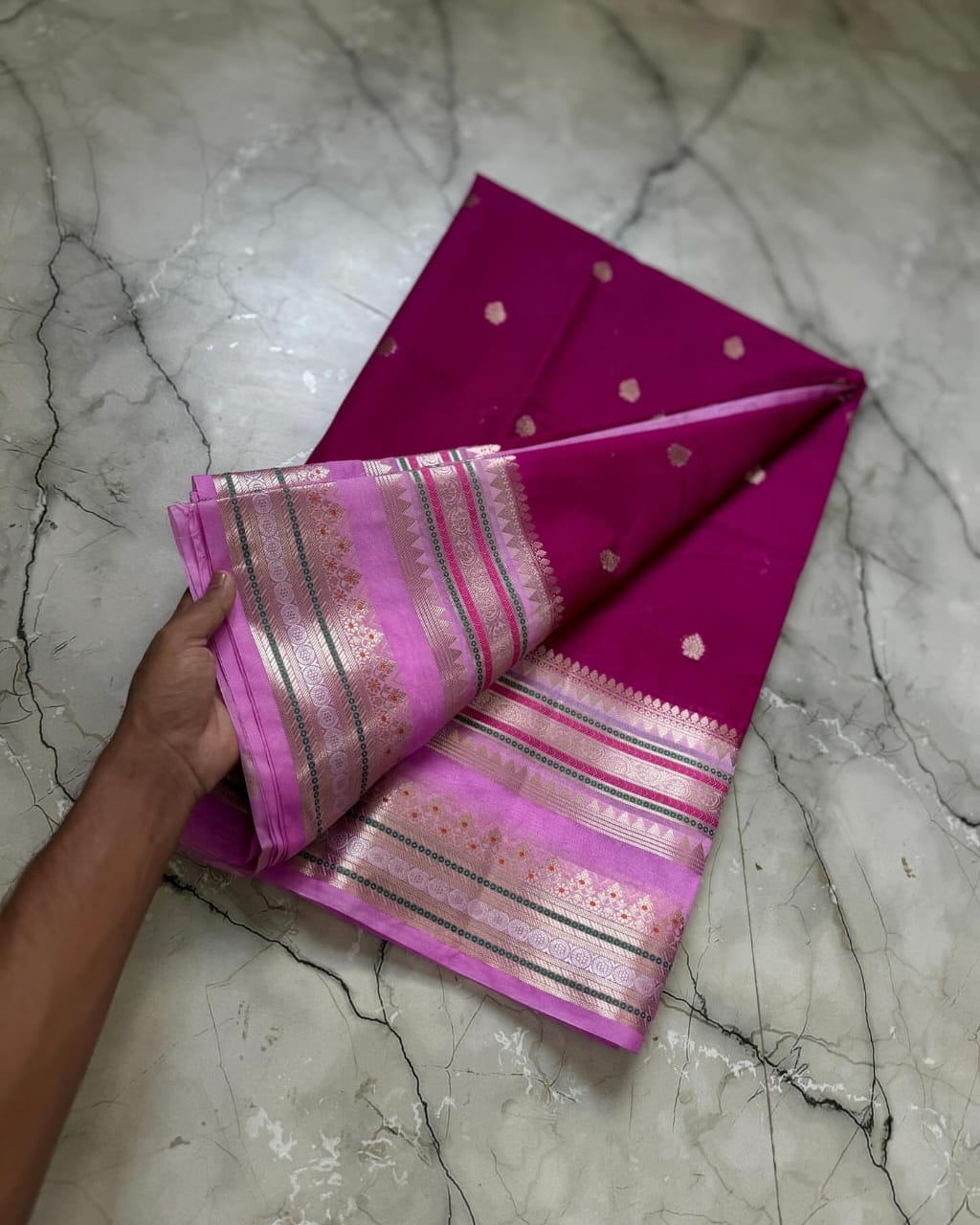 Banarasi Premium Dyeable Semi Kataan Silk Sarees