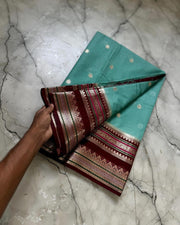 Banarasi Premium Dyeable Semi Kataan Silk Sarees