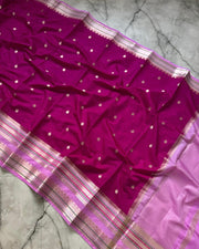 Banarasi Premium Dyeable Semi Kataan Silk Sarees