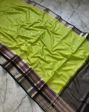 Banarasi Premium Dyeable Semi Kataan Silk Sarees