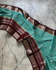 Banarasi Premium Dyeable Semi Kataan Silk Sarees