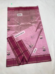 Authentic Mangalagiri Pochampally silk pattu dress material