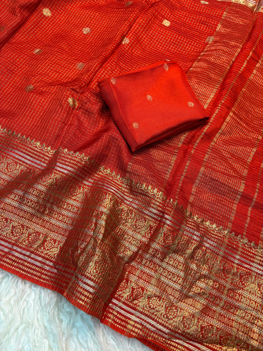 Authentic Mangalagiri Pochampally silk pattu dress material