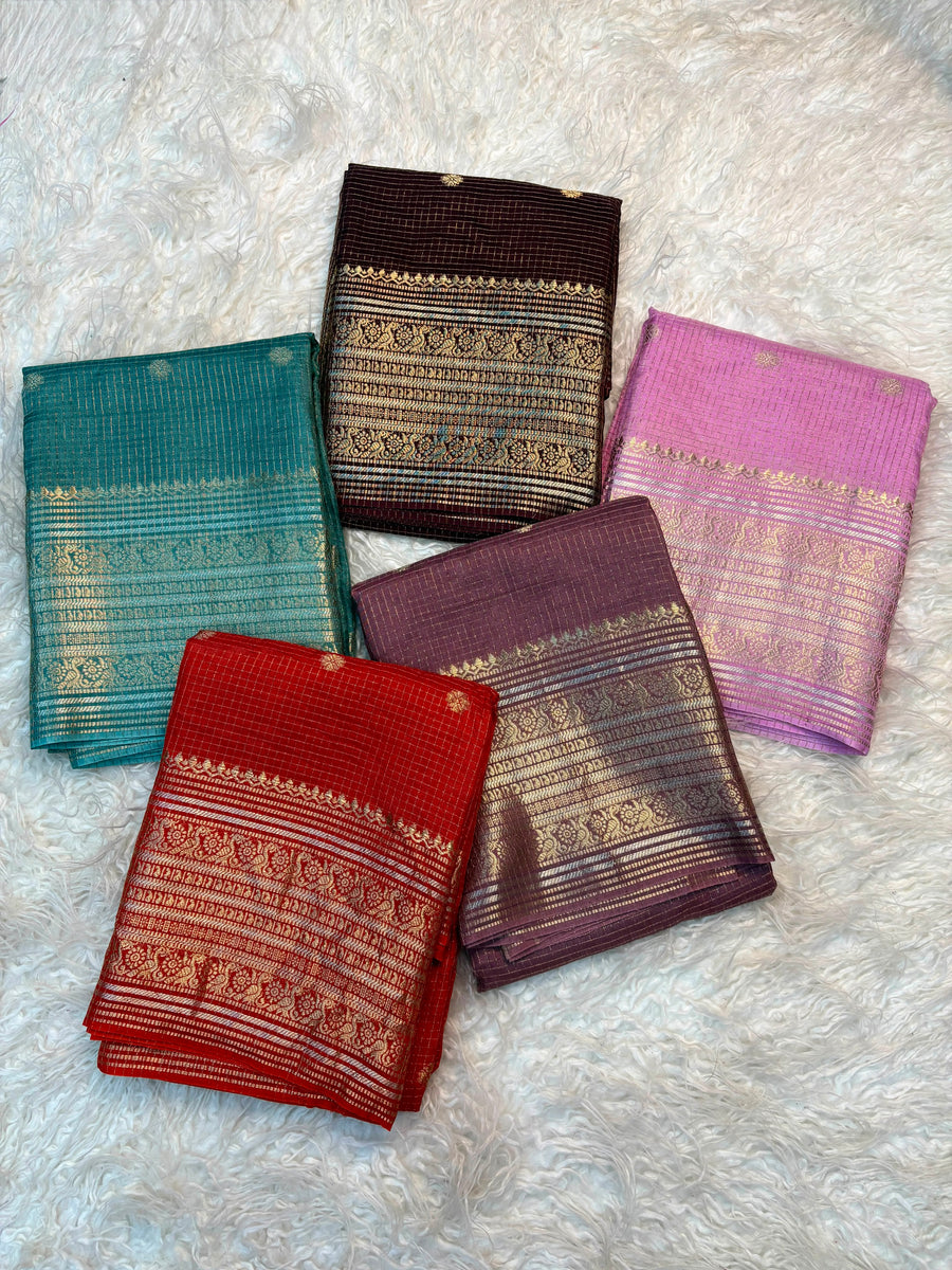 Pure viscose Russian dola saree