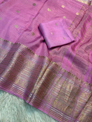 Authentic Mangalagiri Pochampally silk pattu dress material