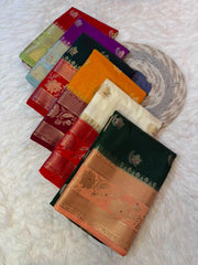Authentic Mangalagiri Pochampally silk pattu dress material