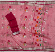 Authentic Mangalagiri Pochampally silk pattu dress material