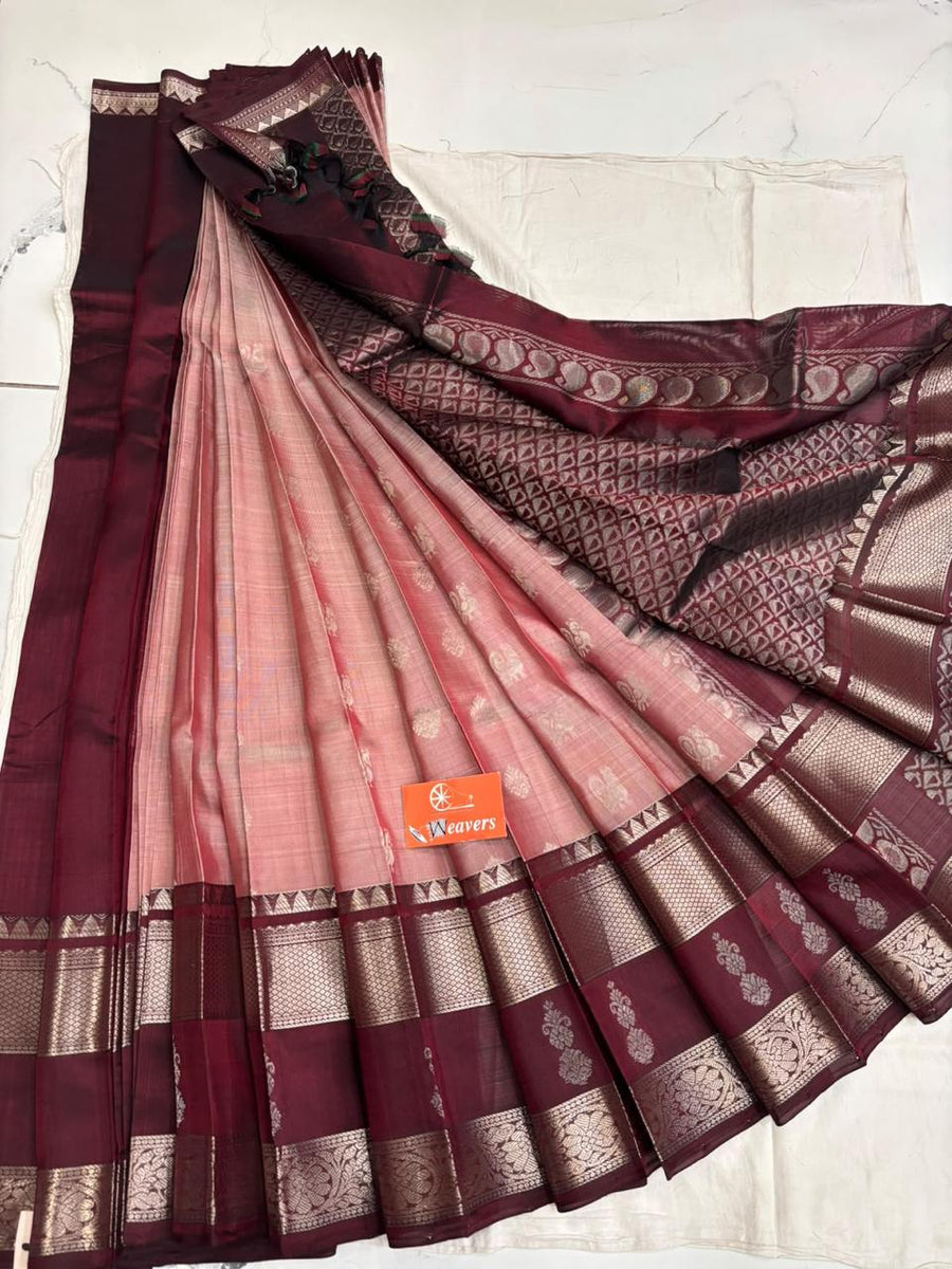 Pure Handloom Mangalagiri Pattu saree