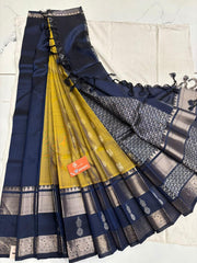 Pure Handloom Mangalagiri Pattu saree