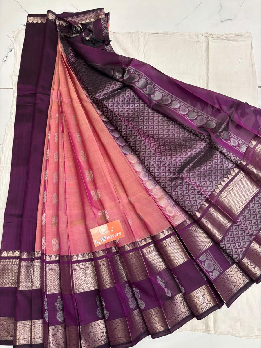 Pure Handloom Mangalagiri Pattu saree