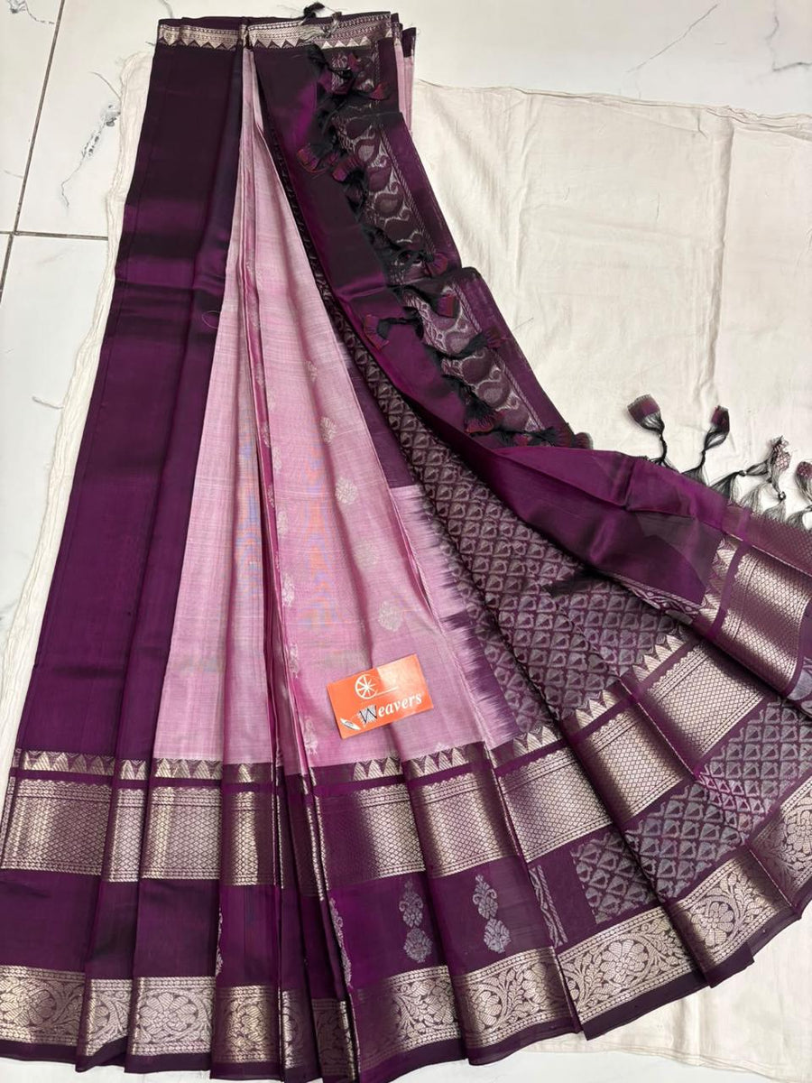 Pure Handloom Mangalagiri Pattu saree
