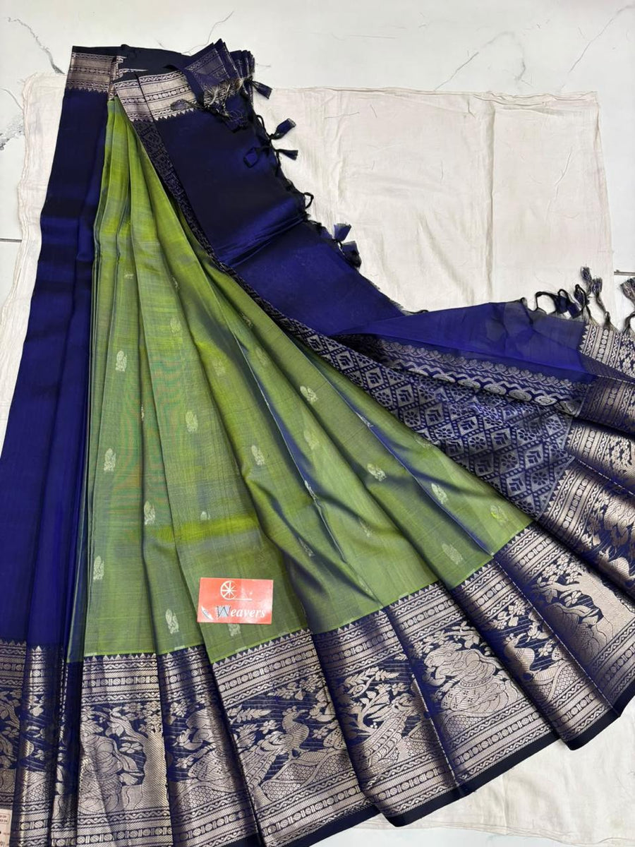 Pure Handloom Mangalagiri Pattu saree