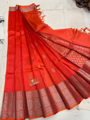 Pure Handloom Mangalagiri Pattu saree