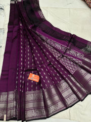 Pure Handloom Mangalagiri Pattu saree