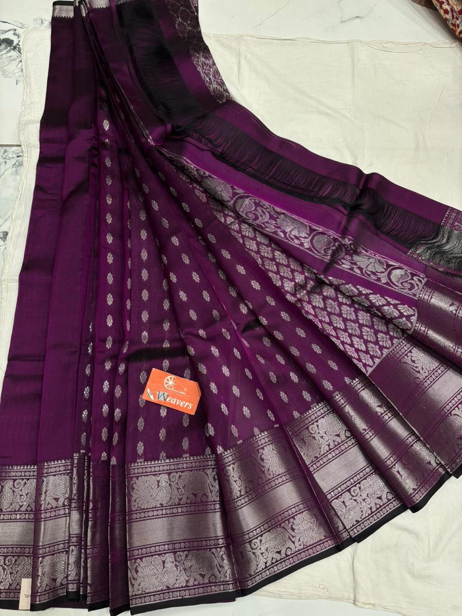 Pure Handloom Mangalagiri Pattu saree