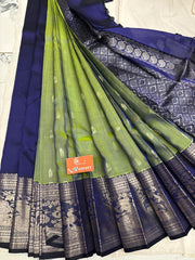Pure Handloom Mangalagiri Pattu saree