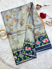 Pure crush fabric sarees