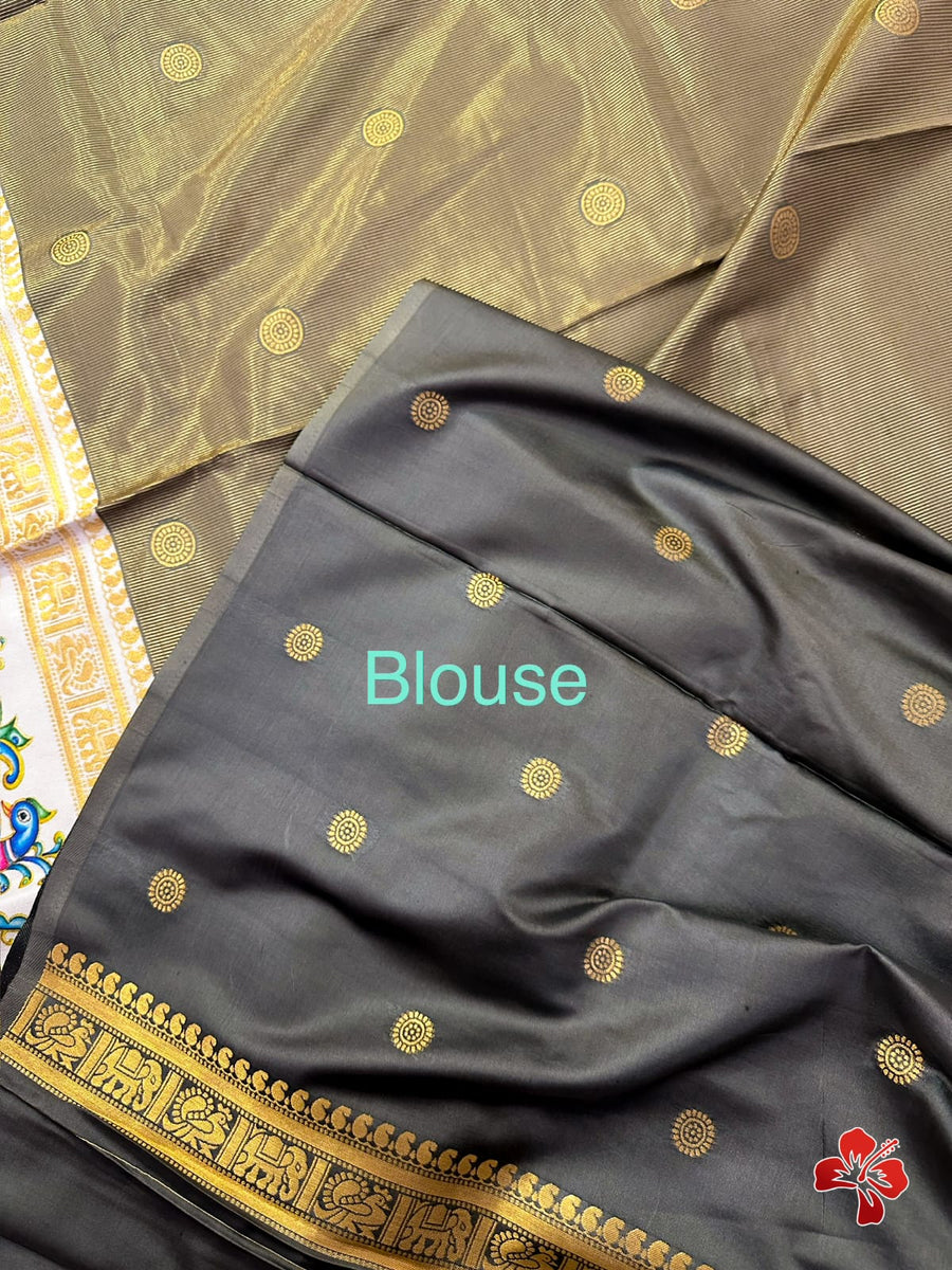 Semi Kanjivaram soft silk saree