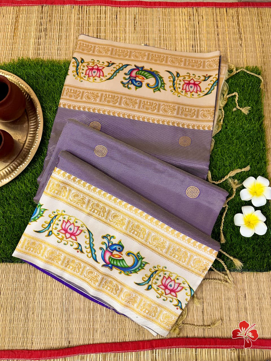 Semi Kanjivaram soft silk saree