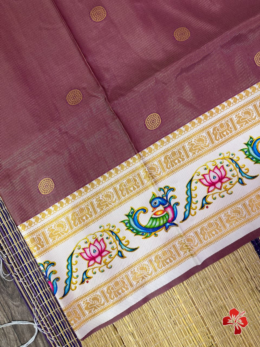 Semi Kanjivaram soft silk saree