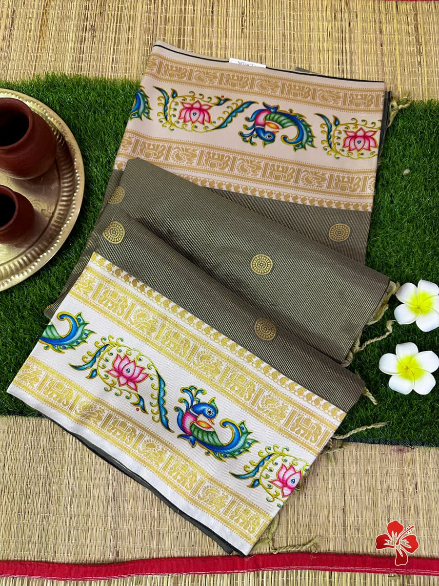 Semi Kanjivaram soft silk saree