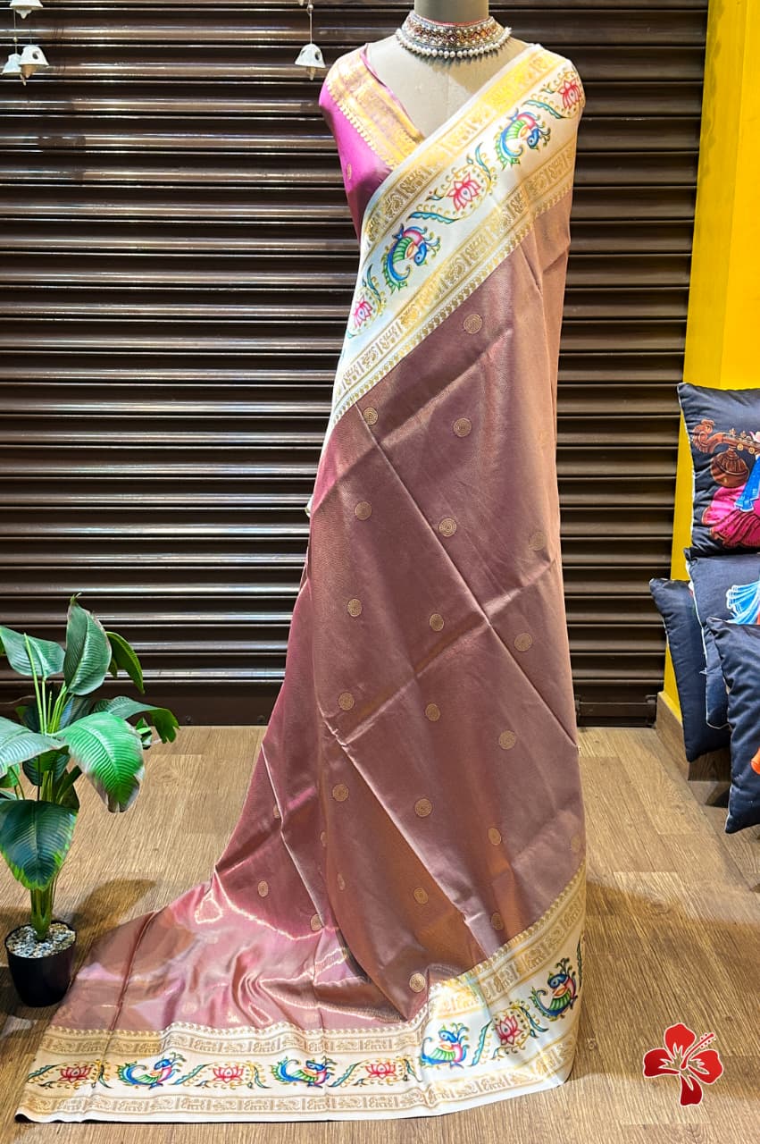 Semi Kanjivaram soft silk saree