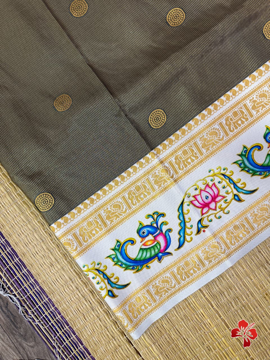 Semi Kanjivaram soft silk saree