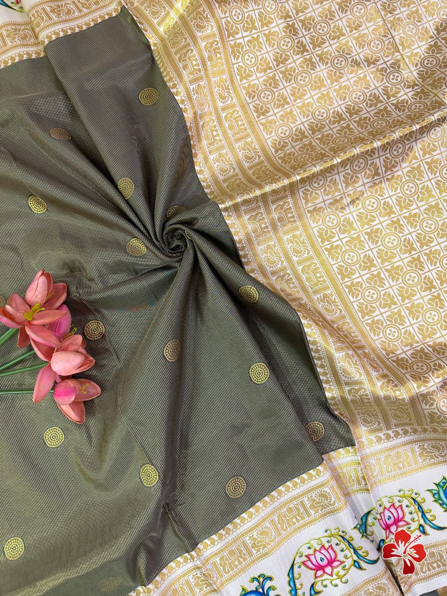 Semi Kanjivaram soft silk saree