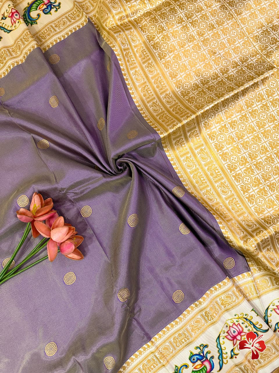 Semi Kanjivaram soft silk saree