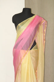 Pure Silk Kota Shaded Saree with Blouse