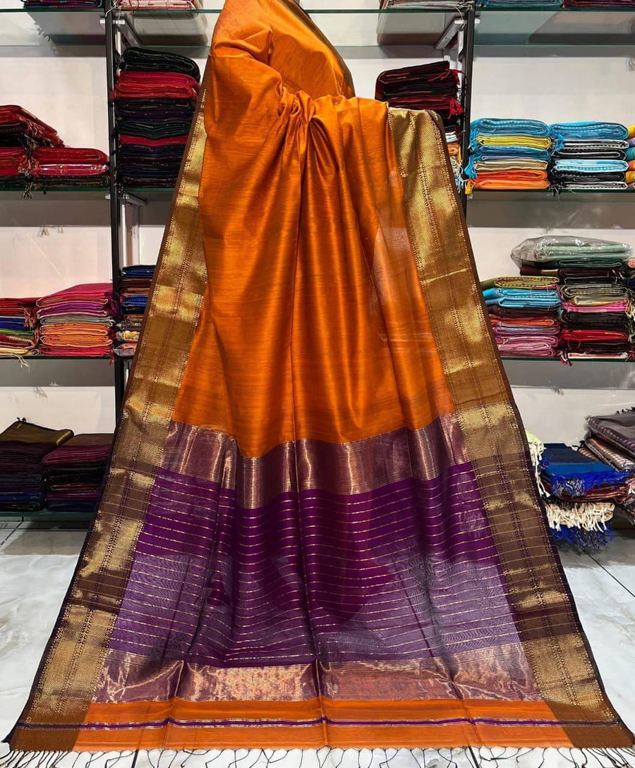 New Design – Beautiful Contrast Saree