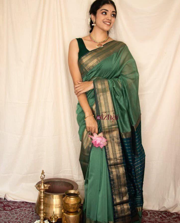 New Design – Beautiful Contrast Saree