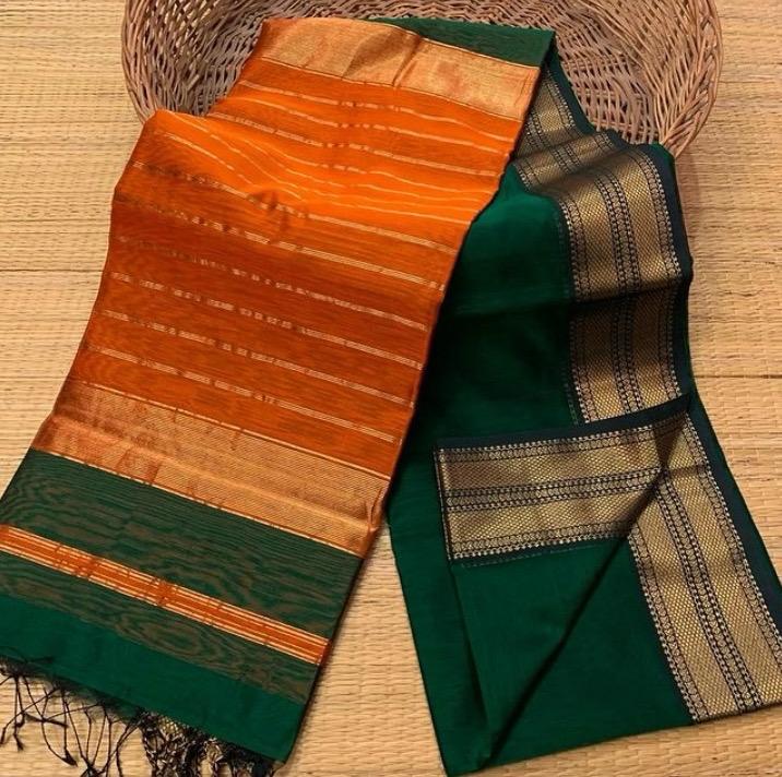 New Design – Beautiful Contrast Saree