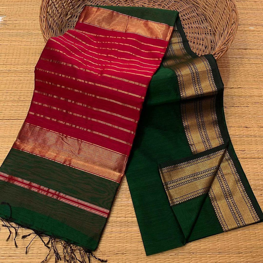 New Design – Beautiful Contrast Saree