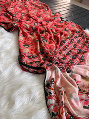 Premium Georgette Kalamkari Saree