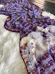Premium Georgette Kalamkari Saree