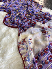 Premium Georgette Kalamkari Saree