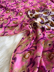 Premium Georgette Kalamkari Saree