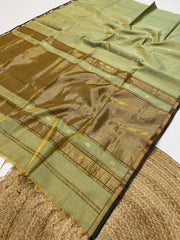 Pure Maheshwari handloom tissue saree