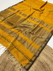 Pure Maheshwari handloom tissue saree