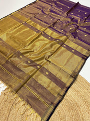 Pure Maheshwari handloom tissue saree