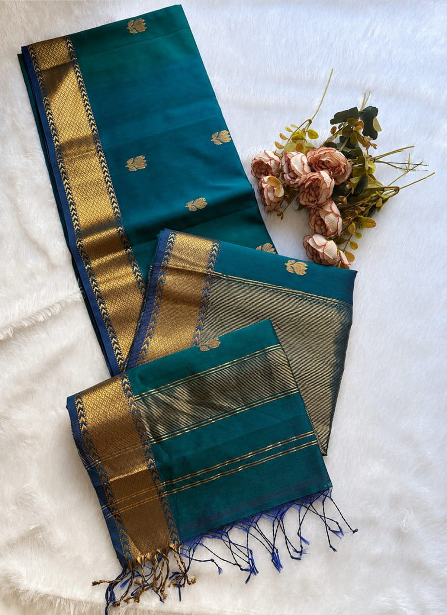 Handloom Maheswari Cotton silk sarees