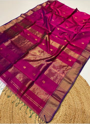 Handloom Maheswari Cotton silk sarees